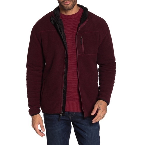 Waterproof Vintage Other - Men's Jacket Full Zip Fleece